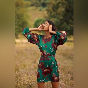 FARM Rio Anthropologie Marenka Mini Dress Medium